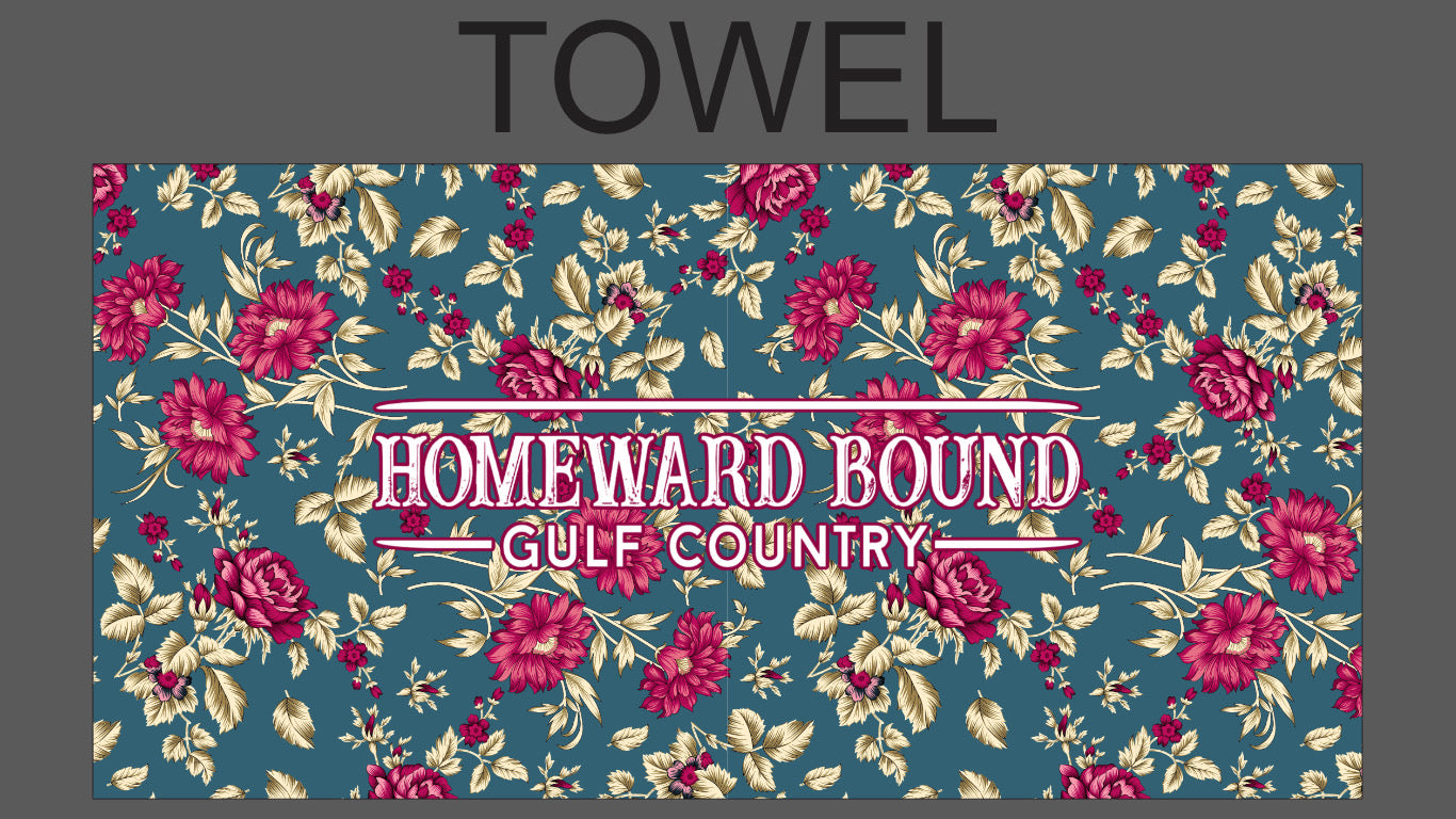 Gulf Bloom Beach Towel