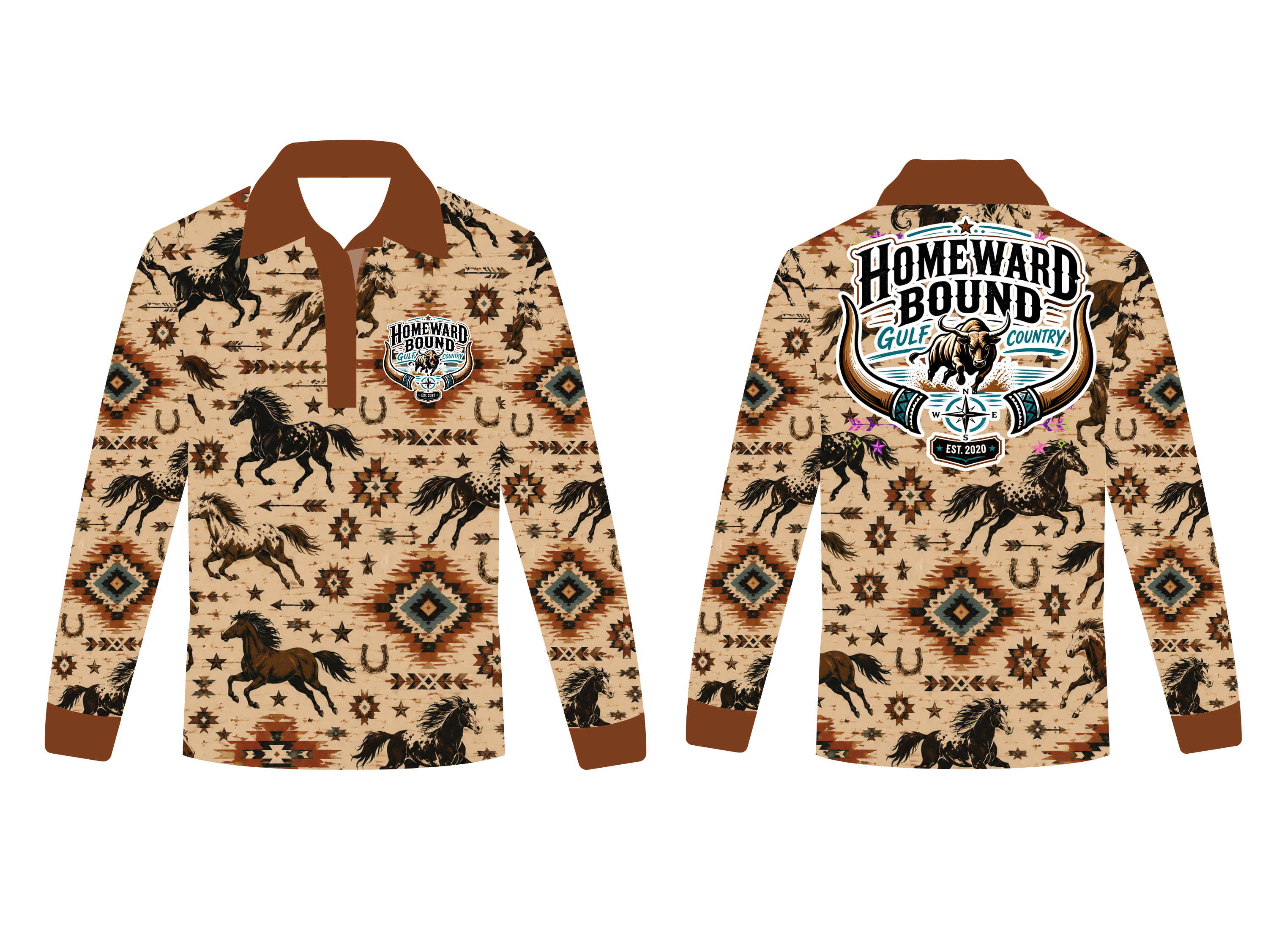 Wild Brumby L/S Fishing Shirts