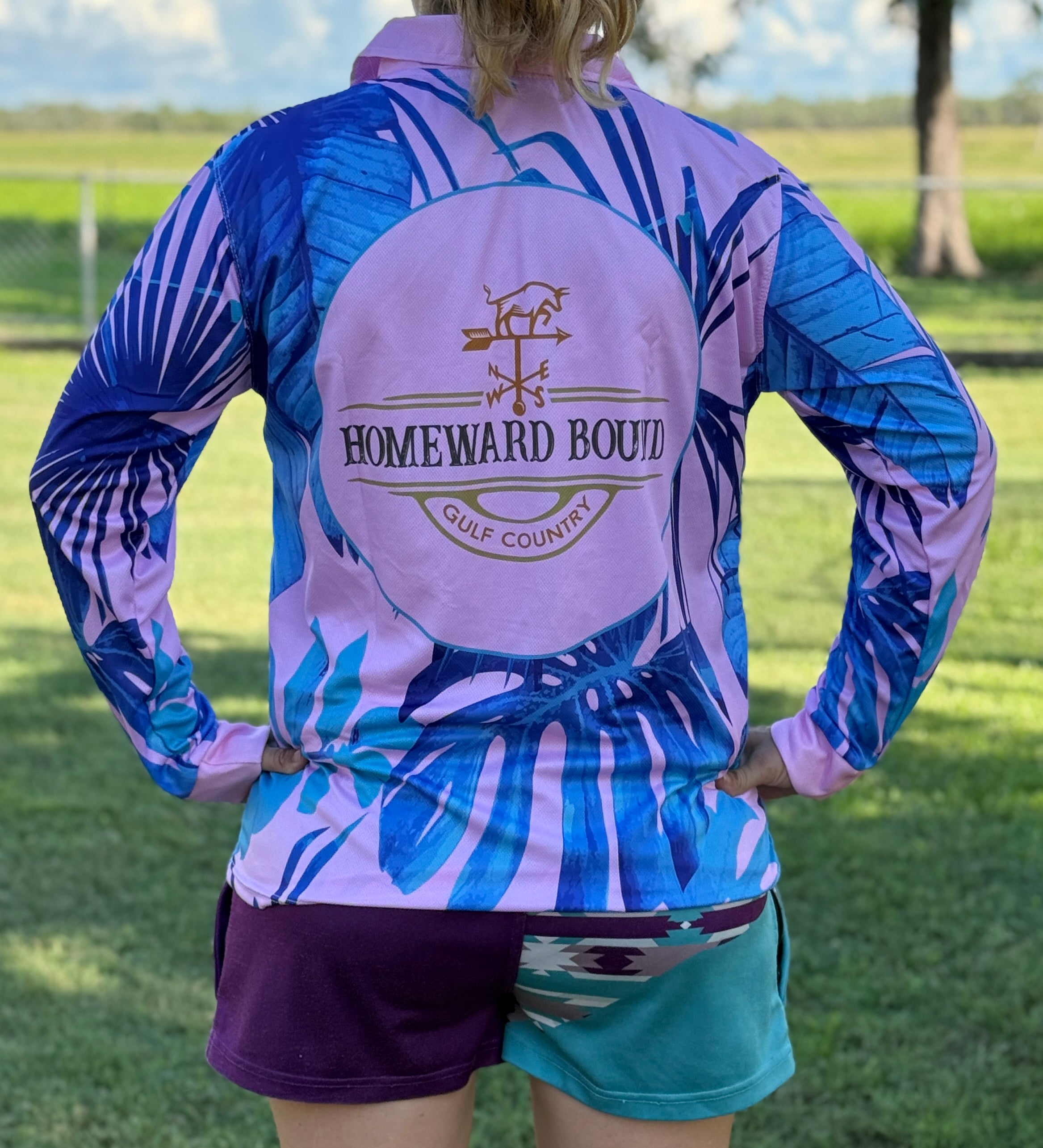 Summer Palms - Fishing Shirt
