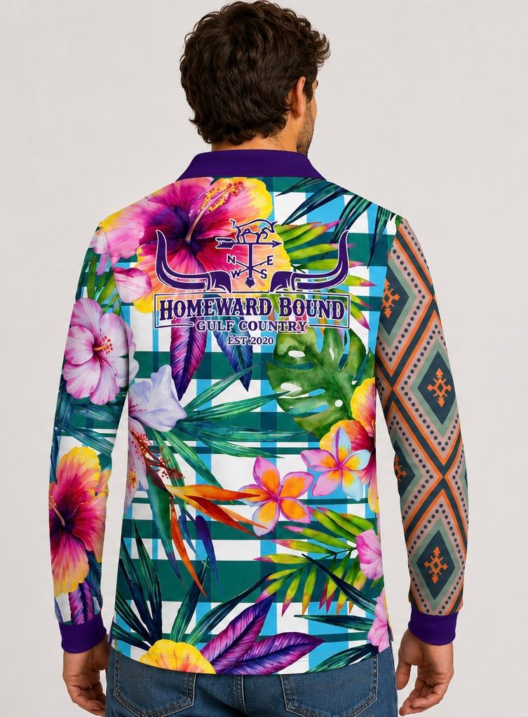 Hibiscus Creek L/S Fishing Shirts
