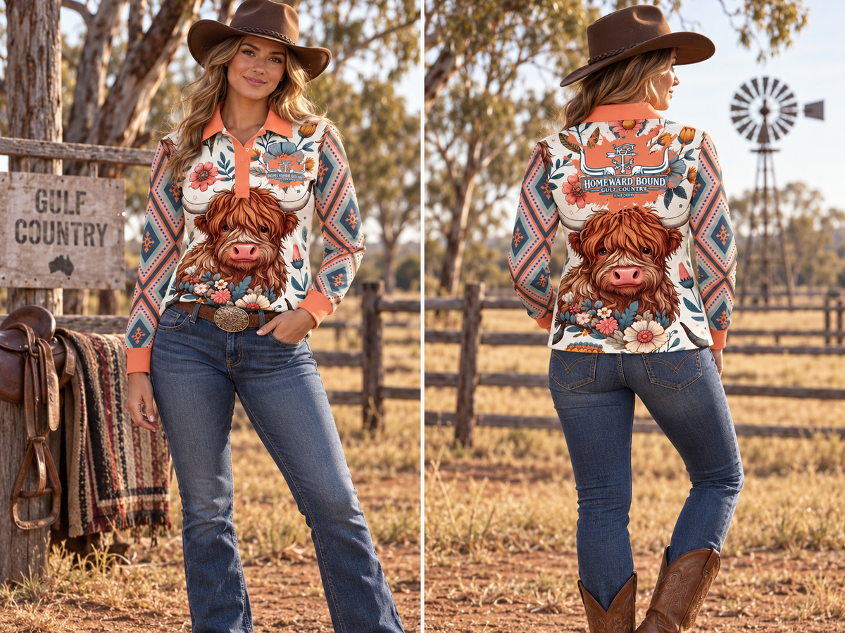 Highland Bloom L/S Fishing Shirts