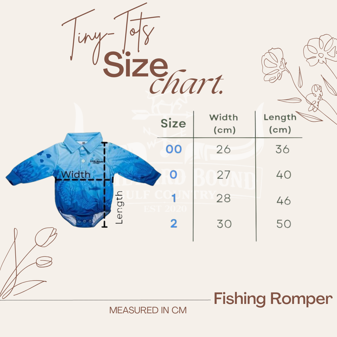 Gulf Bloom - L/S Fishing Romper