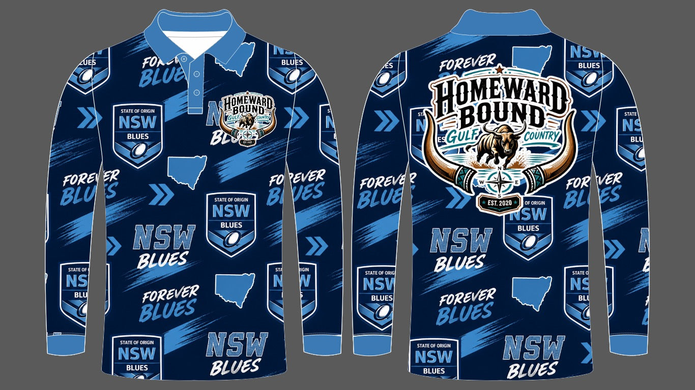 State of Origin NSW Fishing Shirt