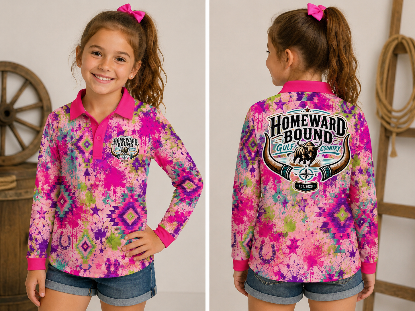 Painted Cowgirl Kids L/S Shirt