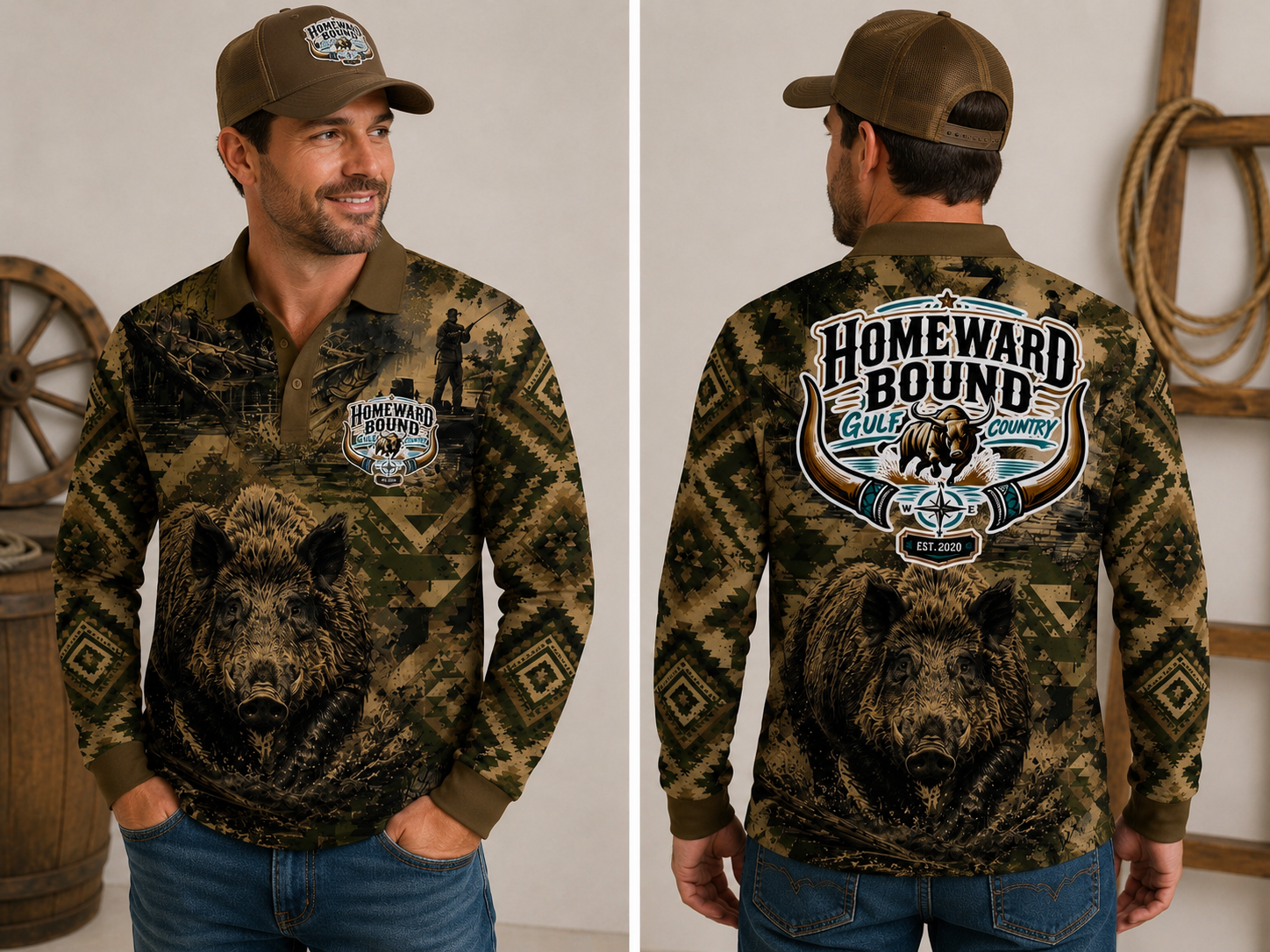Big Boar L/S Fishing Shirts