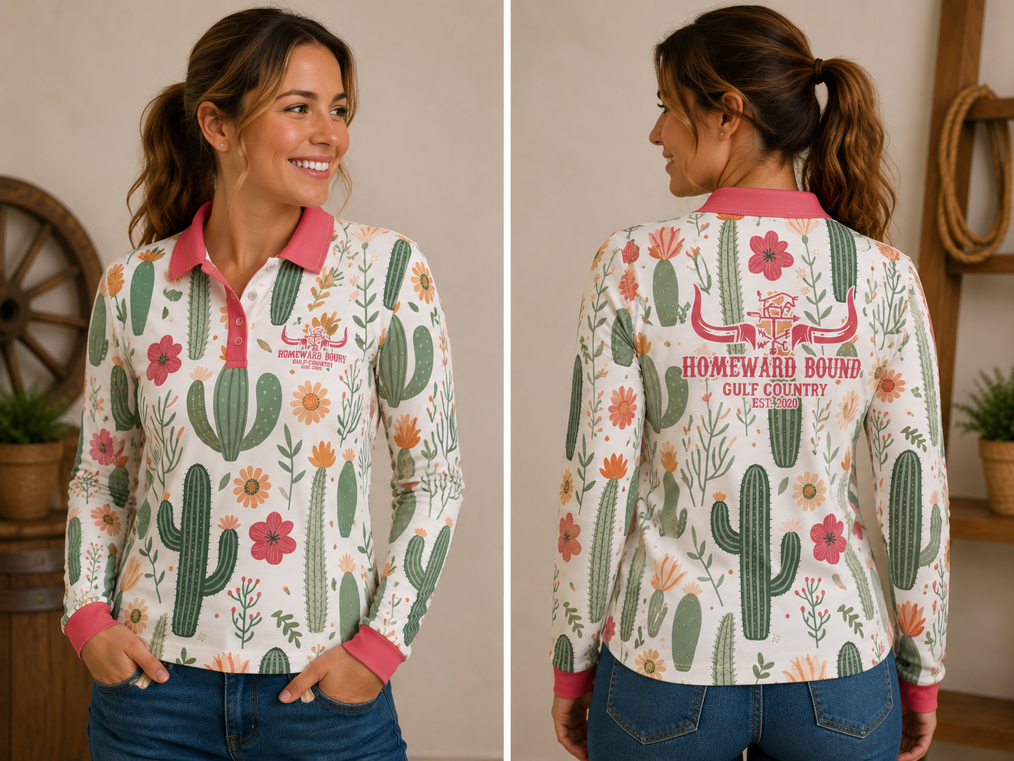 Cactus charm - Fishing Shirt
