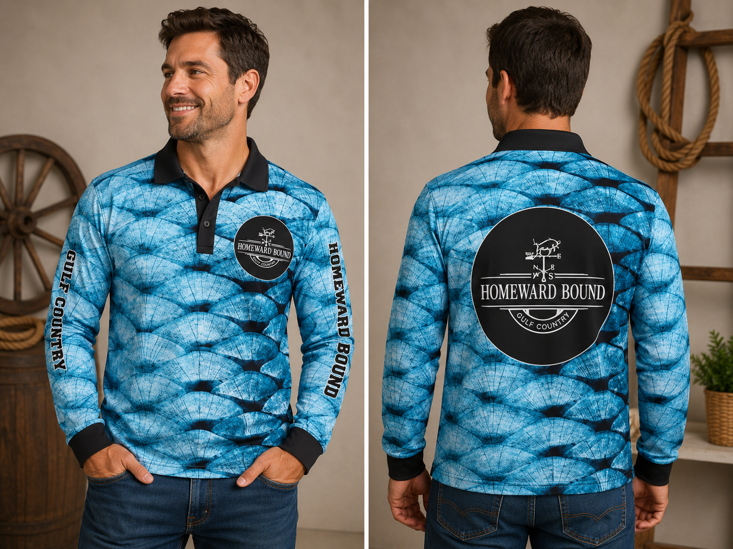 Barra Blue -HBGC Fishing Shirt